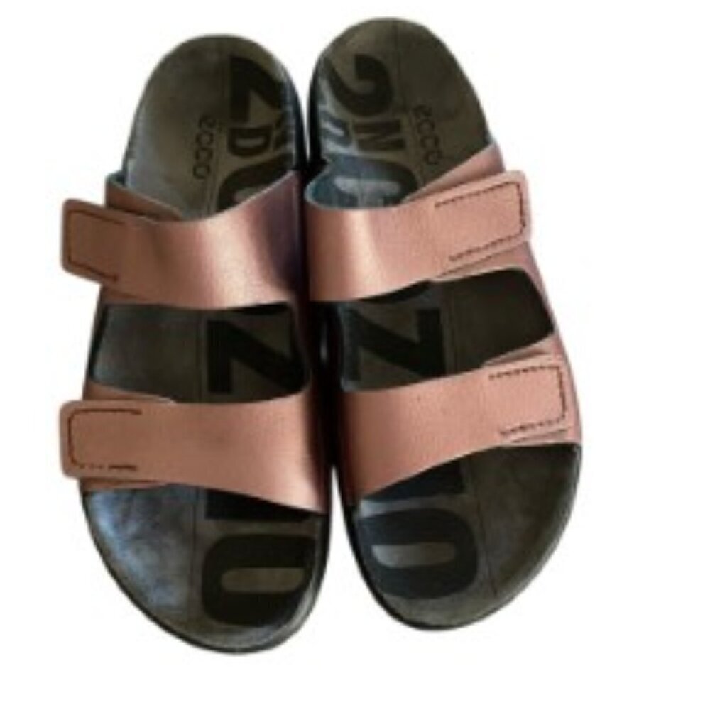 Ecco Cozmo Two Band Slide Sandal 9-9.5